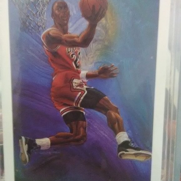 1990 Authentic Michael Jordan NBA Hoops #358 card - Picture 5 of 5